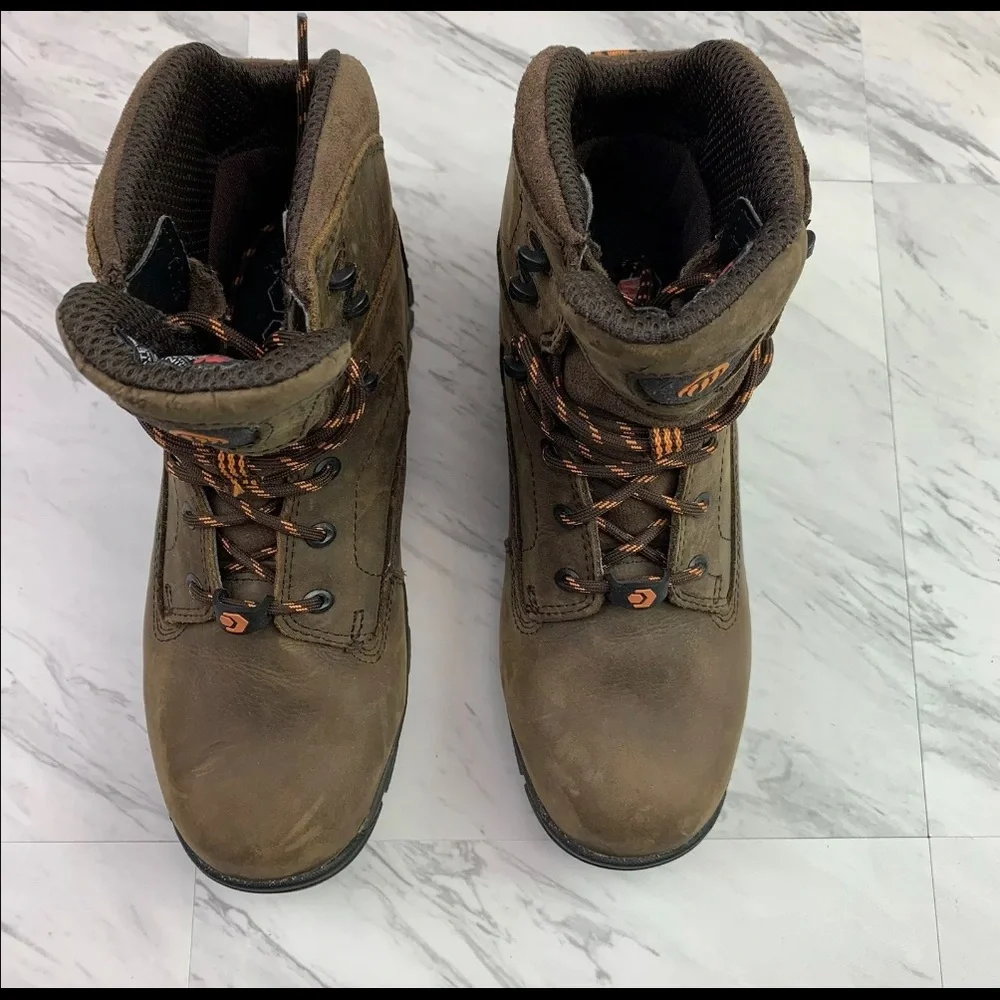 Wolverine EPX 3M Insulated Waterproof leather boots mens 7 EW Extra wide Vibram